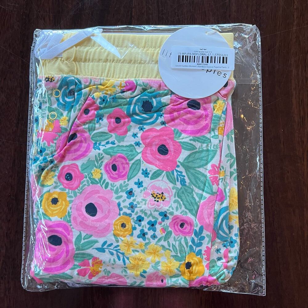 NEW Little Sleepies OG Secret Garden Pants Size Small